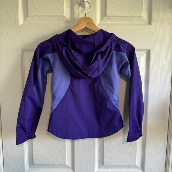 COLUMBIA Omni-Shield Girls Hooded Zip Purple Jacket Size XS - Picture 5 of 12